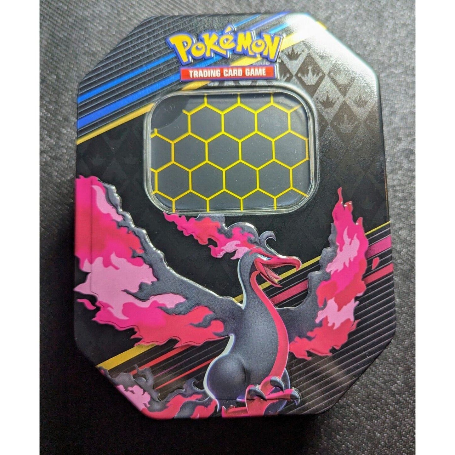 2023 Crown Zenith Galarian Moltres Tin - EMPTY NO PACKS Pokemon Articuno Zapdos