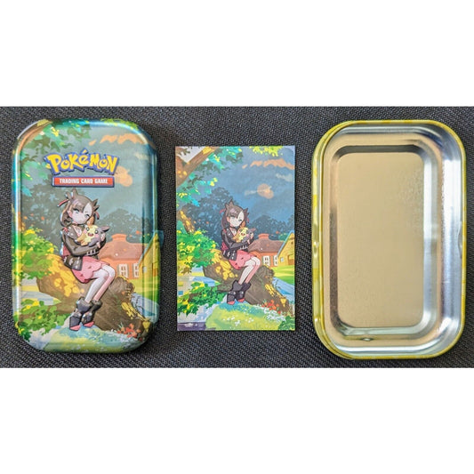 Pokemon TCG Crown Zenith Mini Tin Marnie & Morpeko EMPTY w/ Insert NO Sticker