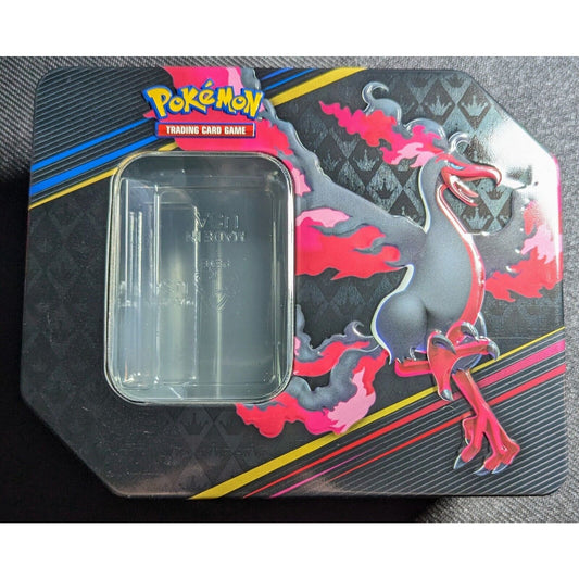 2023 Crown Zenith Galarian Moltres Tin - EMPTY NO PACKS Pokemon Articuno Zapdos