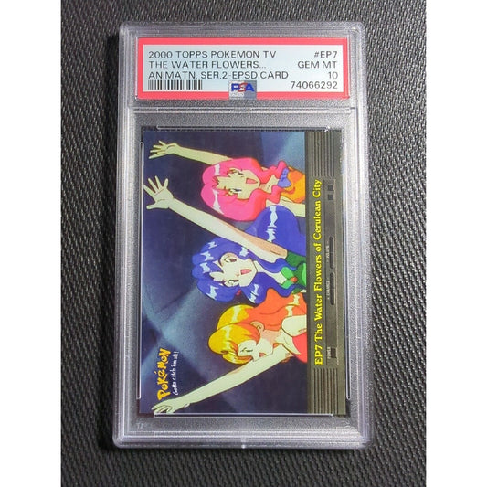 PSA 10 EP7 The Water Flowers of Cerulean City - Topps - Pokemon - POP 5