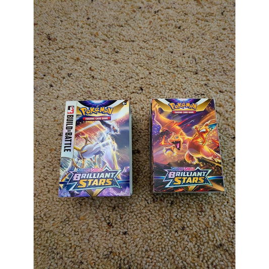 Brillant Stars Build and Battle Deck Box Pokemon Arceus Charizard DECK BOX ONLY