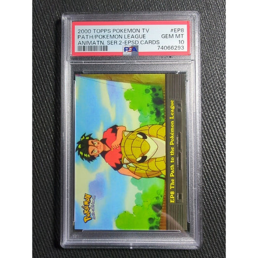 PSA 10 EP8 The Path to the Pokemon League - Topps TV Animation - Pokemon - POP 2