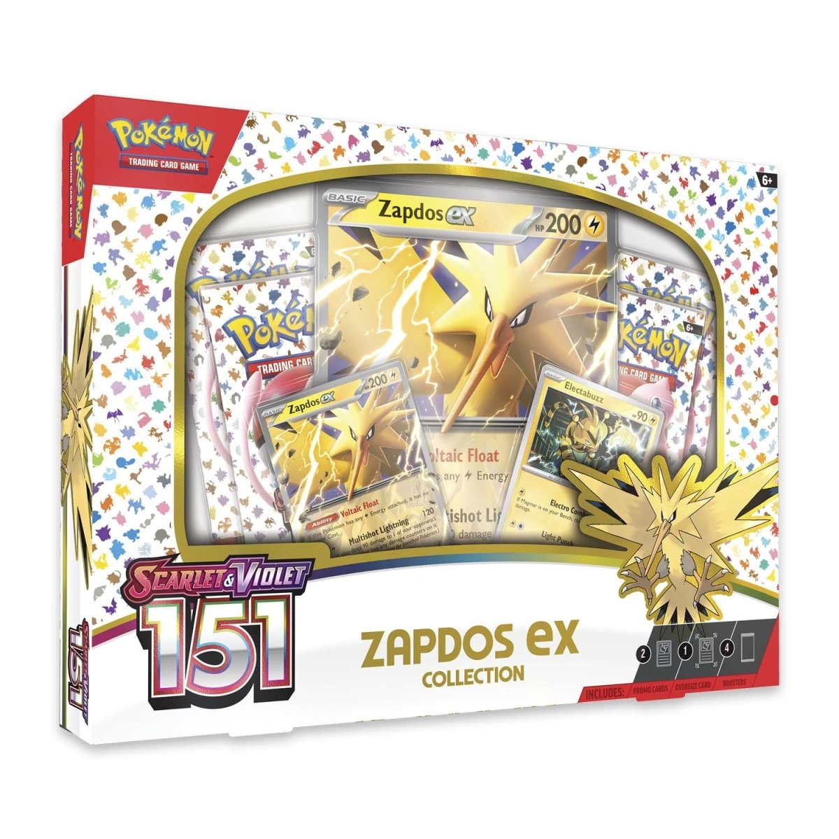 Pokémon TCG: Scarlet & Violet-151 Collection (Zapdos ex) - Rip