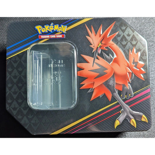 2023 Crown Zenith Galarian Zapdos Tin - EMPTY NO PACKS Pokemon Moltres Articuno