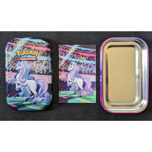 POKEMON TCG Galar Power Galarian Rapidash Mini Tin *Empty* - w/ insert included